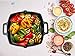 Bruntmor 13 Inch Non Stick cast iron Grill Pan, Induction Stove top grill plate, grilled pan for Sovetop, Outdoor Gridle Pan for Steak, and Meats.