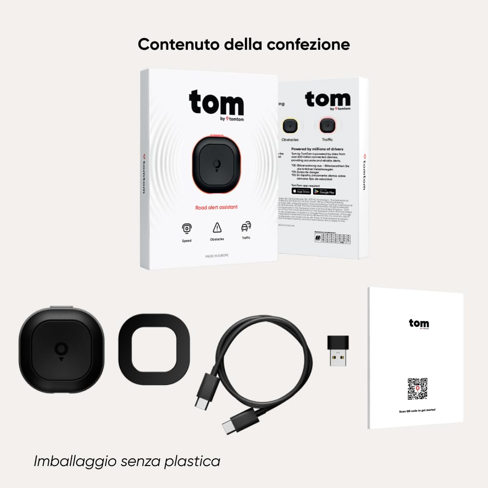 TomTom Segnalatore Autovelox per Auto – Fissi e Mobili | Senza Abbonamento