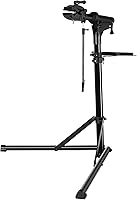 CXWXC RS100 Bike Repair Stand - Foldable Home Mechanic Workstand for Mountain & Road Bikes, 360° Rotatable Clamp (Black)
