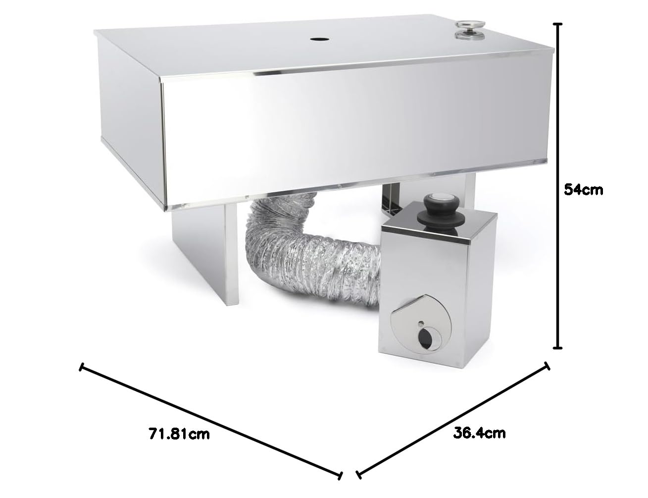 De Buyer, AHUMADERO INOX 18/10 CON DOS NIVELES PARA AHUMAR CON FRIO Y CALOR 600X400--3441.60