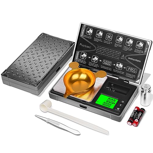 Fuzion Gram Scale, CASH-200 Digital Pocket Scale, 0.01g Digital Grams Scale, Jewelry Scale, Small Food Scale Mini Gram Scale with Upgraded Display, Multi-Accessories