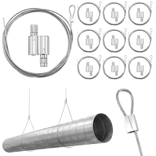 Gisafai 10 Pcs HVAC Duct Suspension Kit