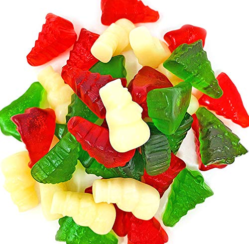 Sweetgourmet Gummy Christmas Trees & Snowmen | Holiday Candy Bulk | 1.5 Pounds #TOP3