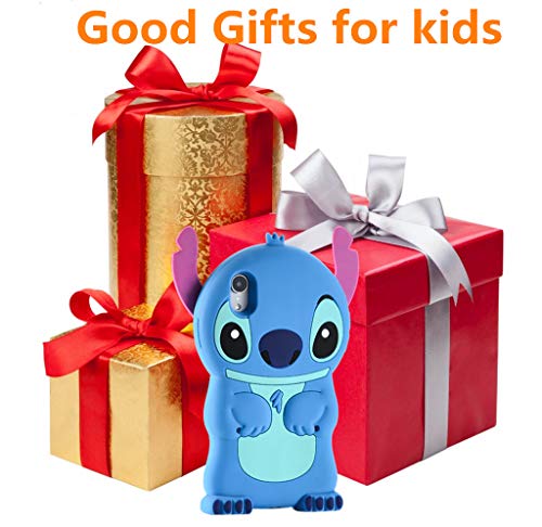 Findworld Cases For Iphone Xr Case, Lilo Stitch Cute 3D Cartoon Unique Soft Silicone Animal Rubber Character Shockproof Anti-Bump Protector Boys Kids Girls Gifts Cover Housing Skin For Iphone Xr 6.1” #TOP6