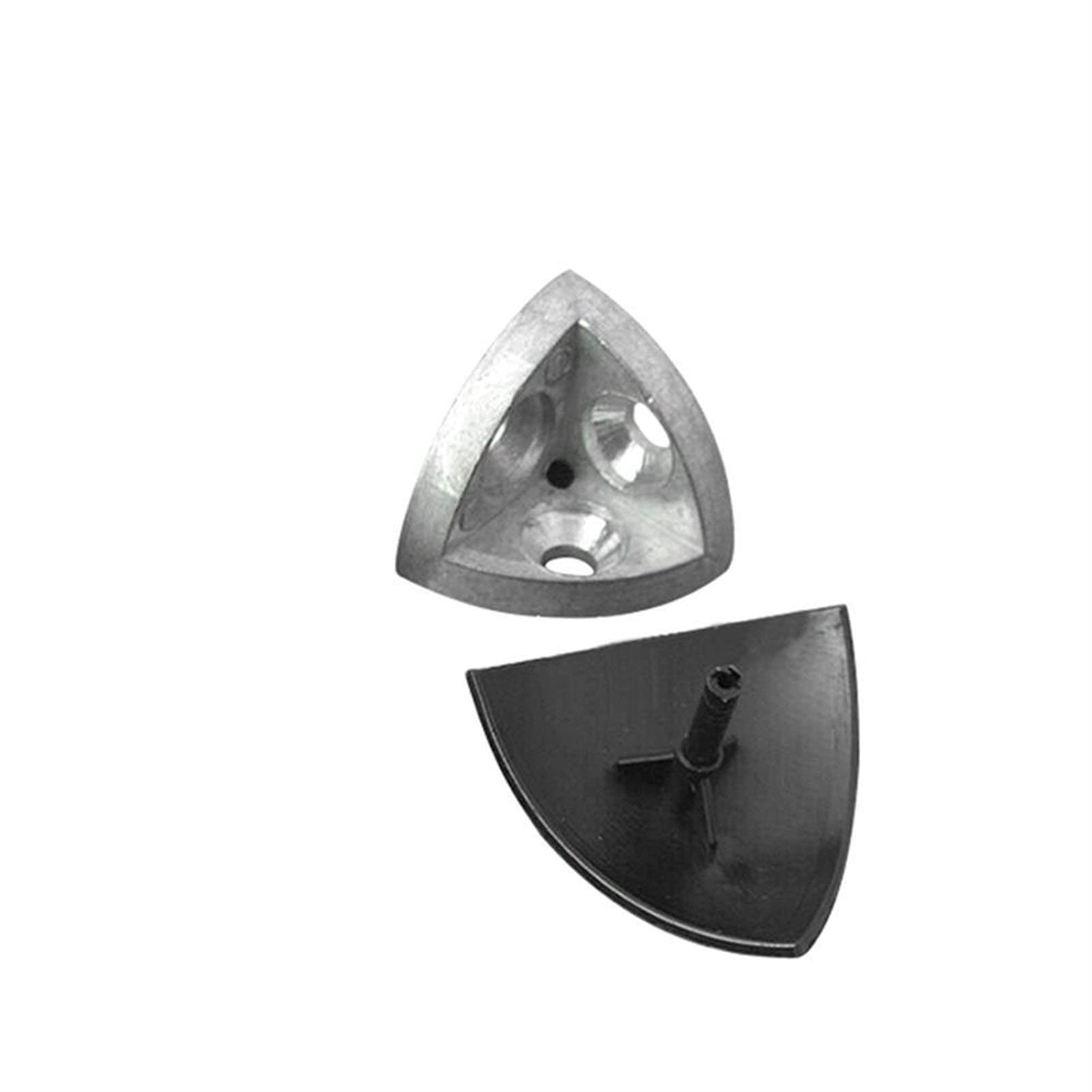 WSF-LVCAI, Concealed 3-Way Corner Connector 3-Dimensional Bracket 2020 EU Standard 20/30/40/45 Series Arc Aluminum Profile Parts with Cover (Size : 5set 20series)