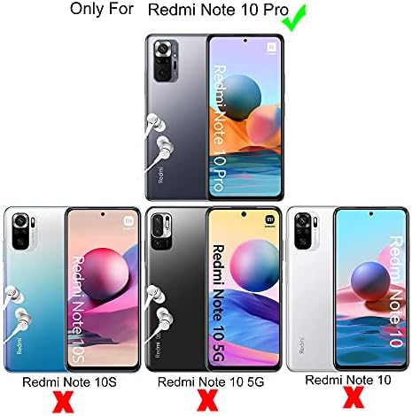 Ibywind Screen Protector for Redmi NOTE 10 PRO 4G(6.67"),[Pack of 2] with Metal Camera Lens Protector,Back Carbon Fiber Skin Protector,Including Easy Install Kit