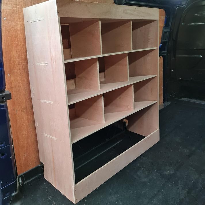Ford Custom 2012+ Racking Made for Euro Stacking Container Super Wide