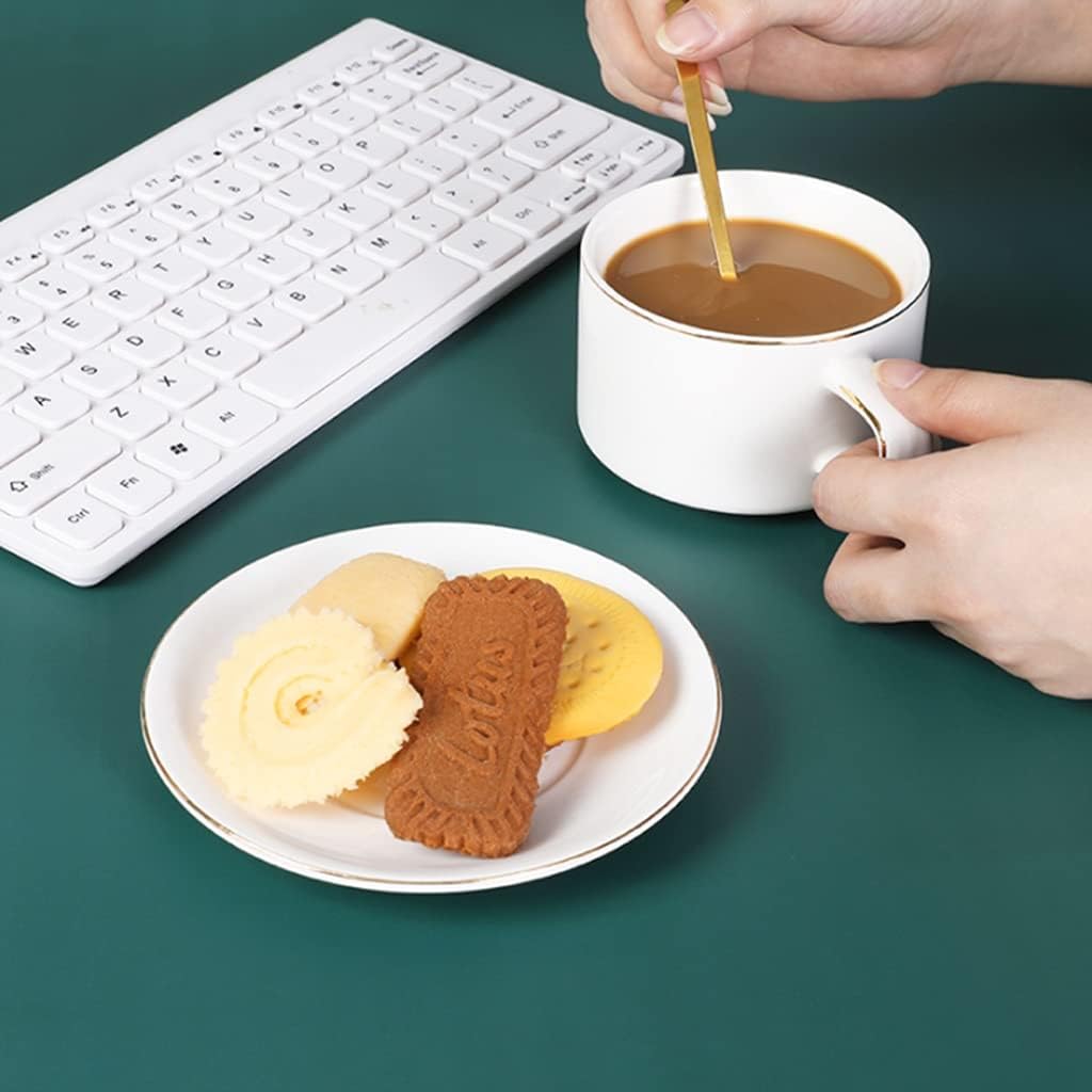 Tea Cup Set Tea Cups Set s and Saucers Teaspoon with Cup Rack Coffee Cup Decorative Kitchen