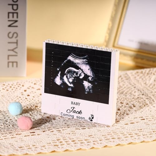 Rompecabezas de bloques de fotos personalizado de ecografía, el regalo ideal para embarazadas 4