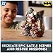 DC Comics, Batman Battle Clash 6” Ninja Strike Gorilla Grodd Action Figure with 2 Ninja Accessories, Super Hero Kids Toys for Boys and Girls Ages 3 & Up