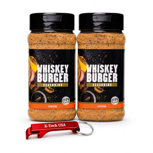 Whiskey Burger Seasoning Blend, Savory and Smoky Burger