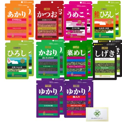 ふりかけ 10種×2袋 ゆかり しげき あかり かおり うめこ かつお ひろし 鮭ひろし 菜めし 梅入りゆかり /みんなのパントリーカード