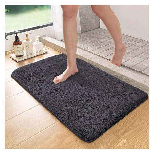 Alfombra baño pelo largo absorbente y alfombrilla de entrada 2