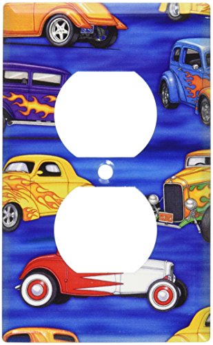 Art Plates - Hot Rods Switch Plate - Outlet Cover