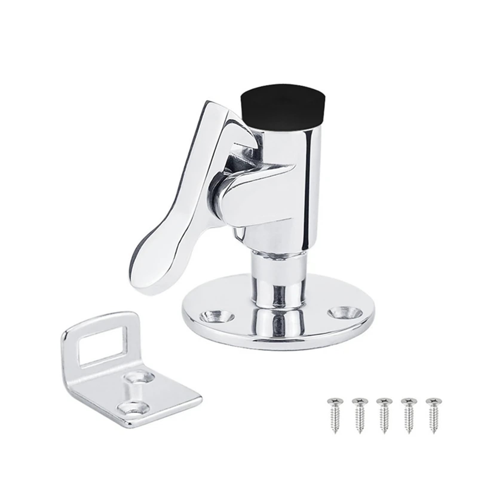 Yangshe One Color 8Pcs Stainless Steel 316 Boat Door Stop Stopper Catch Holder Floor Knob Yacht Rv Motorhome Spring Latch Marine For Boats Rvs & Home Doors
