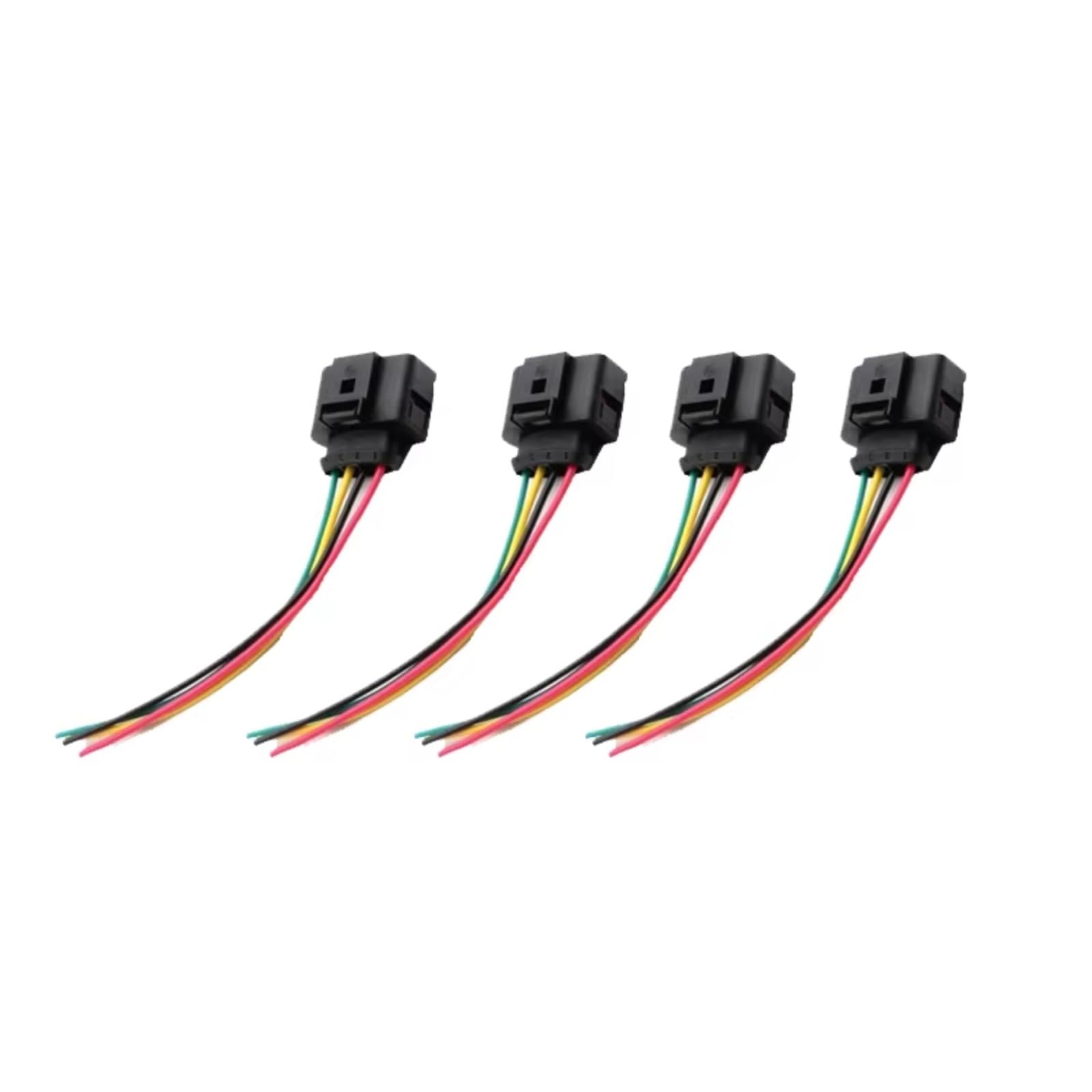 Kfz-Stecker für VW Jetta, Golf, GTI 1.8T 2001 2002 2003 2004 2005 Motorzündspulenstecker 1J0973724 (4 Stück)