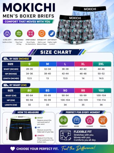 Image of Men's Printed Trunks, Pack of 2 | Abstract Geometric Design | Stretchable Elastic Waistband | Comfortable Regular Fit Underwear