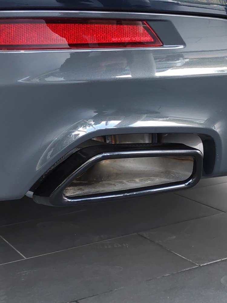 Couvercle De Tuyau D'échappement Arrière Double En Acier Inoxydable