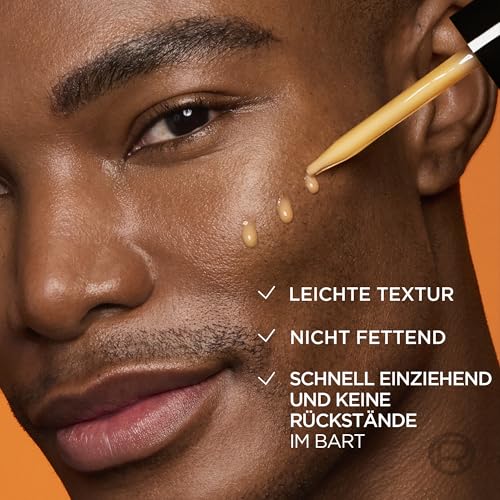 L'Oréal Men Expert Vitamin C Serum gegen müde Haut für Männer, Feuchtigkeitspflege für ein strahlendes Aussehen, Herren Gesichtsserum hochdosiert mit 10% purem Vitamin C, Hydra Energy, 1 x 30 ml 5