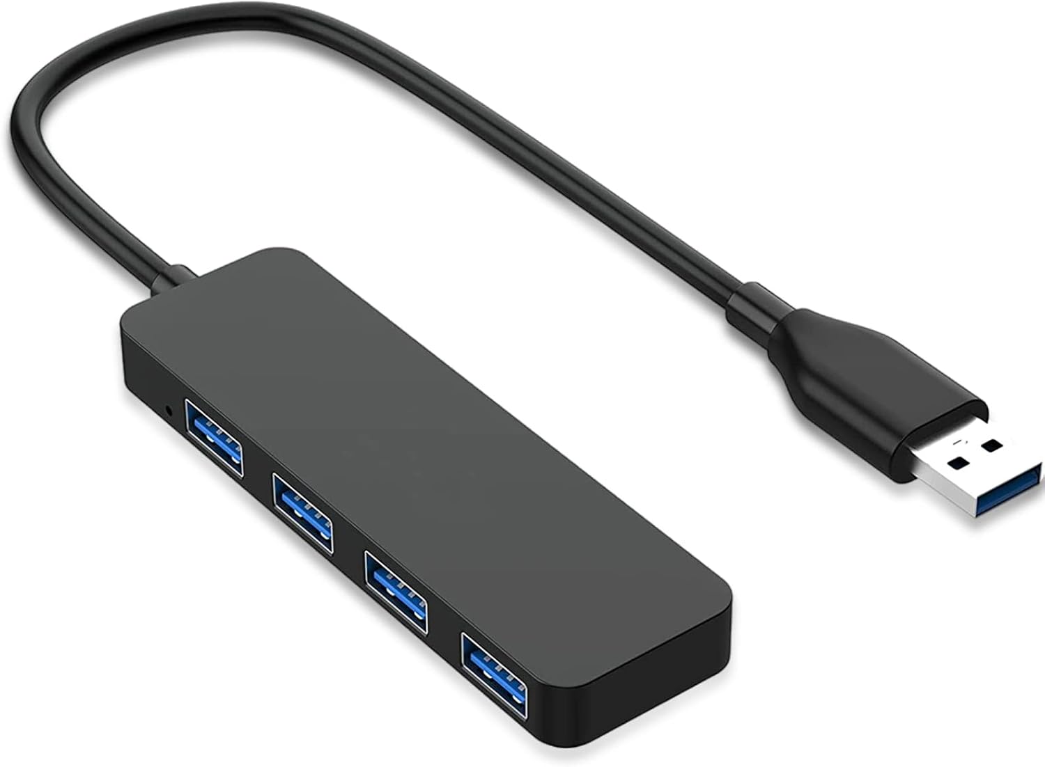USB Hub, 4 Port USB 3.0 Ultra Slim Data Hub, USB Extension Hub Multi USB Port Hub, USB Splitter