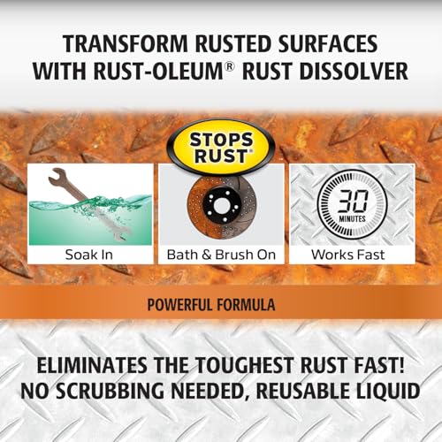 Rust Oleum Removedor de Óxido líquido 128 Fl Oz miniatura 4