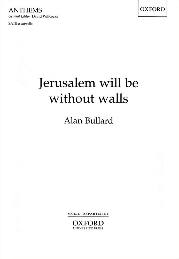 Jerusalem will be without walls