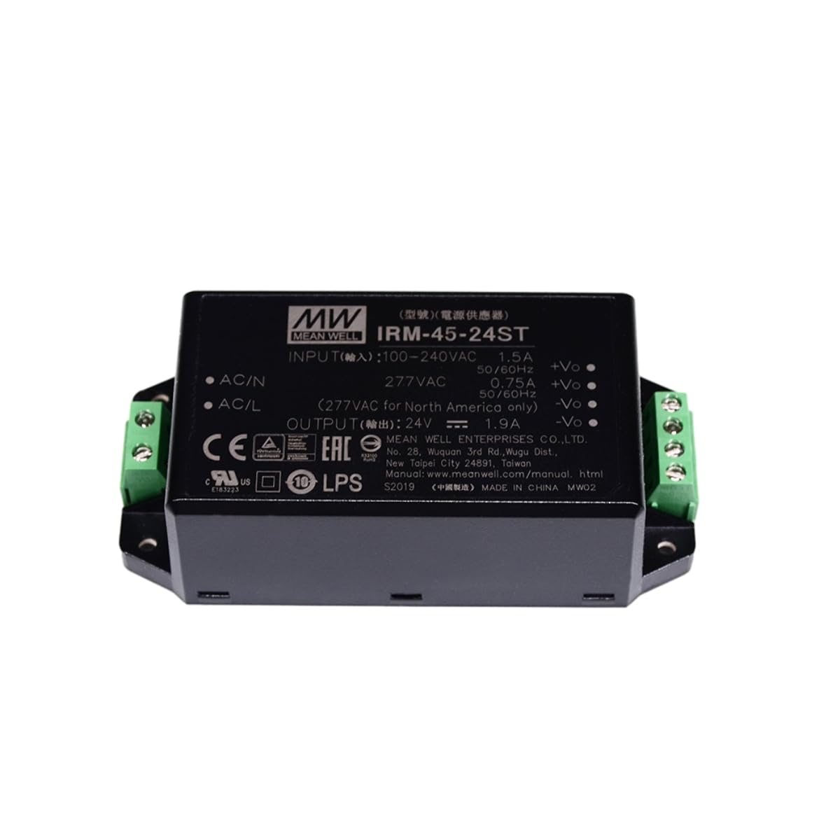 Mean Well IRM 45W 3.3V 8A Switching Power Supply? IRM-45-3.3ST Screw Terminal Type AC-DC Power Supply Driver Converter Transformer