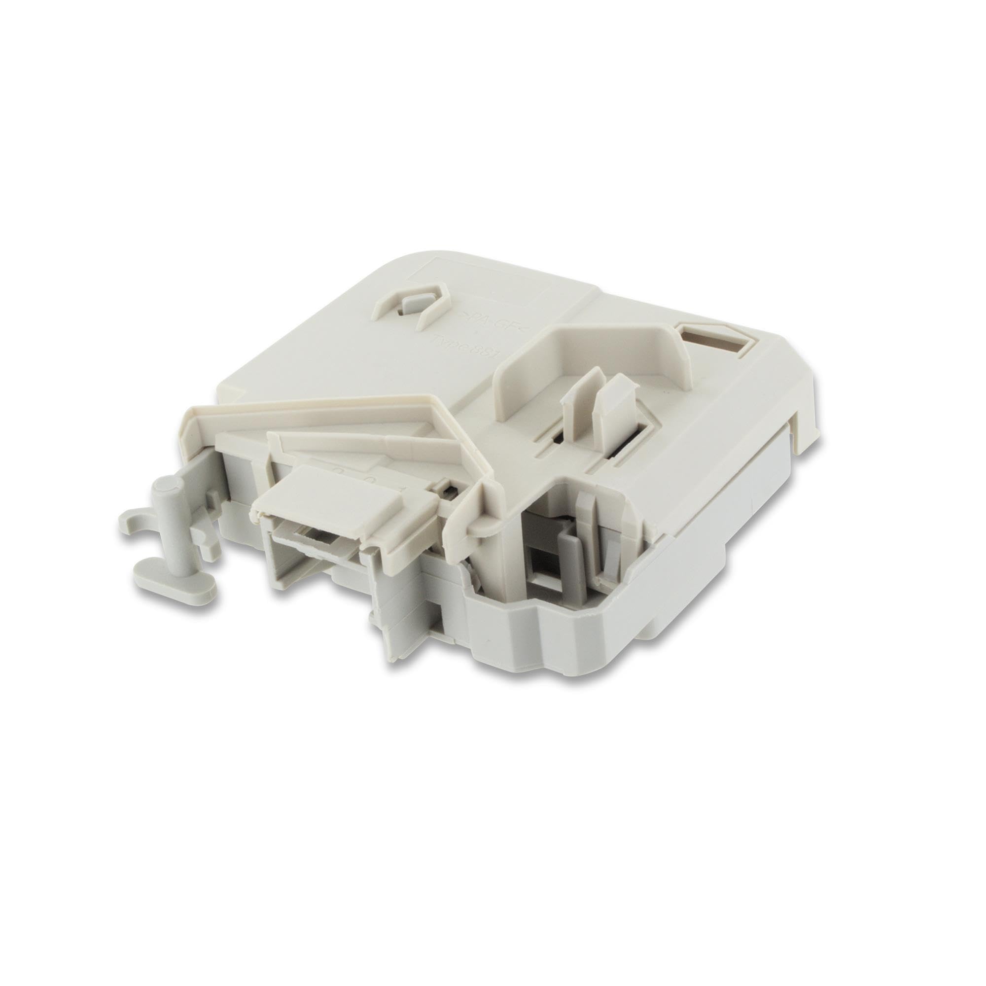 Verriegelungsrelais für Bosch Siemens 616876 00616876 613070 00613070 EMZ 881 68x67x30mm für Waschmaschinen wie EcoLogixx Maxx VarioPerfect Logixx Exxcel Extraklasse iQ500 iQ700