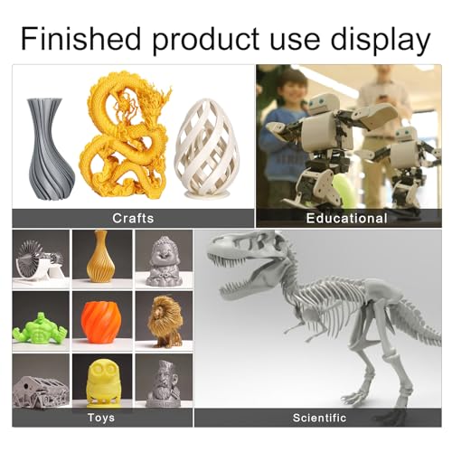 Image of Kretrum PLA Filament 1.75 mm 3D Printer Filaments Cardboard Spool Refills 1 kg Widely Compatible for Most FDM 3D Printers Fits ELEGOO Anycubic FlashForge Creality Bambu Prusa ect. Gold