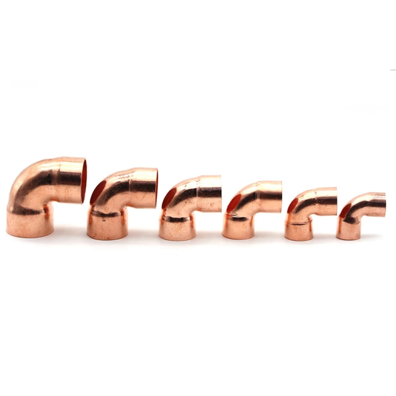 Raccord de plomberie en cuivre pur de 16, 18, 18, 20, 22, 28, 32, 35, 28, 45, 50, 45, 60 mm de diamètre intérieur, coude à 90 degrés, raccord de plomberie(ID 32mm Wall 2.0mm)
