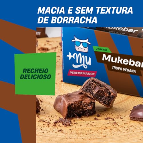 +Mu Barra Proteina Mukebar Vegetal Sabor Trufa - 60g