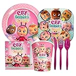 Cry Babies Birthday Party Kit – All-in-One Party Pack for 10 Kids with Licensed Decorations, Tableware, Treat Boxes, Foil Balloons, and Poster for Cry Babies-Themed Celebration - Image 3