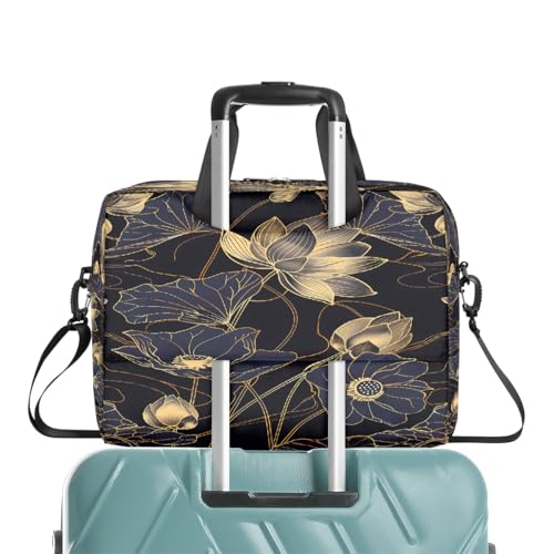 Bolso portatil impermeable 16 pulgadas flores bohemias miniatura 7