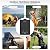 OEVANT Propane Water Heater, 1.58GPM 6L Portable Tankless Water Heater with Handle & Overheating Protection, Propane Gas, Instant Hot Water for RV Camping, Outdoor Shower (BLACK)