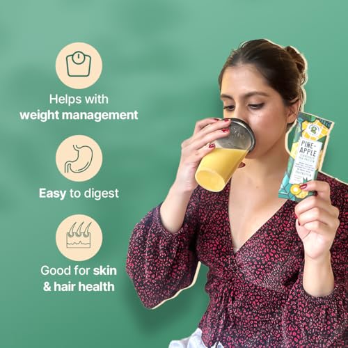 Image of GREEN PROTEIN Pea Protein Isolate Powder, Vegan Plant Protein, No Added Sugar, 100% Vegan, Soy Free, Dairy Free, Gluten Free, Allergen Free, Pineapple Flavor, 15g Protein Per Serving, Pouch (1kg)