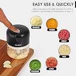 Qlect-Vegetable-Chopper-For-Kitchen--Rechargeable-electric-chopper-for-Kitchen-Use-One-Touch-Operation-Onion-Chopper-With-Stainless-Steel-Blades-Vegetable-cutter-for-GarlicGinger
