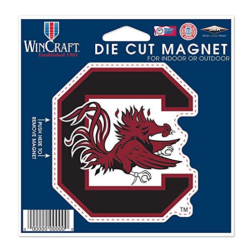 Wincraft NCAA South Carolina, University of 12244115 University of South Carolina Die Cut Magnet, Small, Black