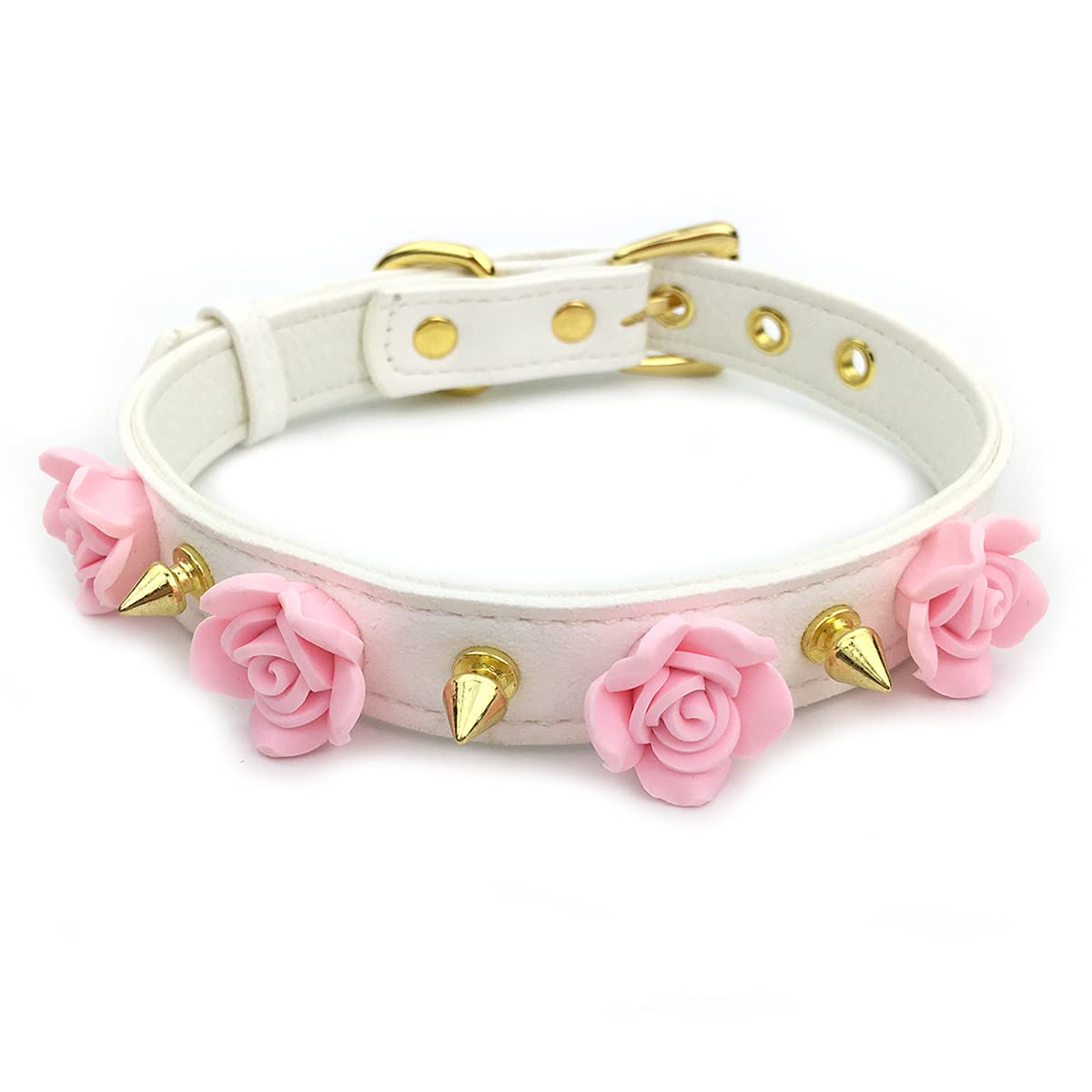 Succuba Handmade Flower Choker Collar Necklace for Women and Men