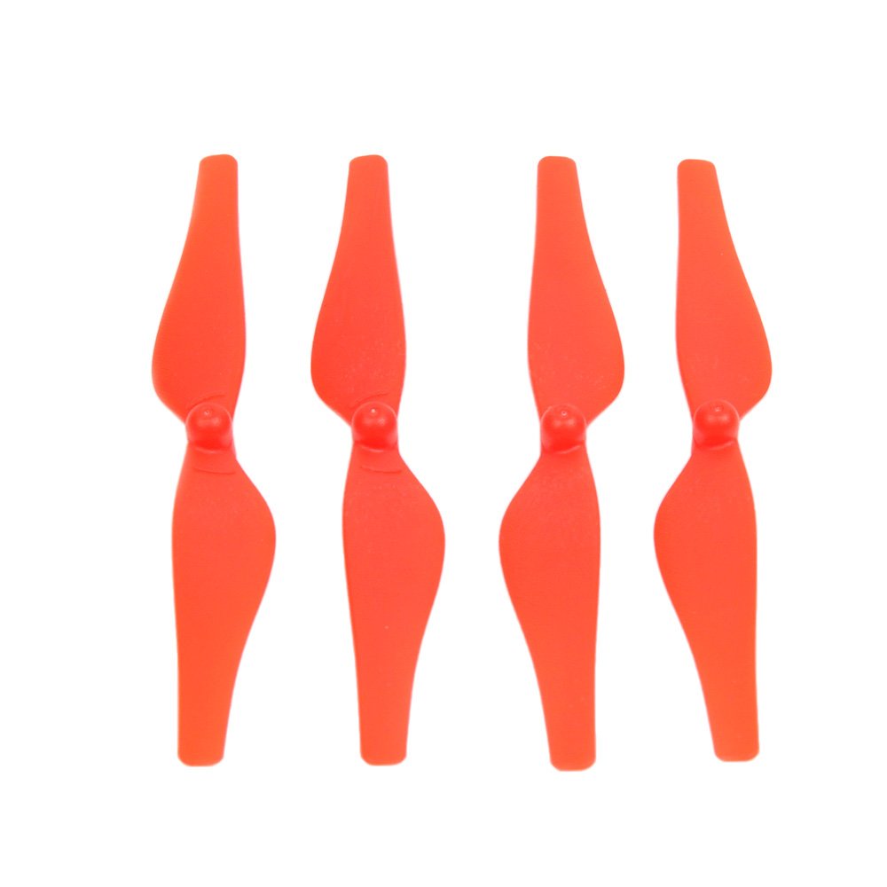 4pcs Propeller Blades, Drone Quick-Release Propellers for DJI TELLO Aircraft Parts (Red)