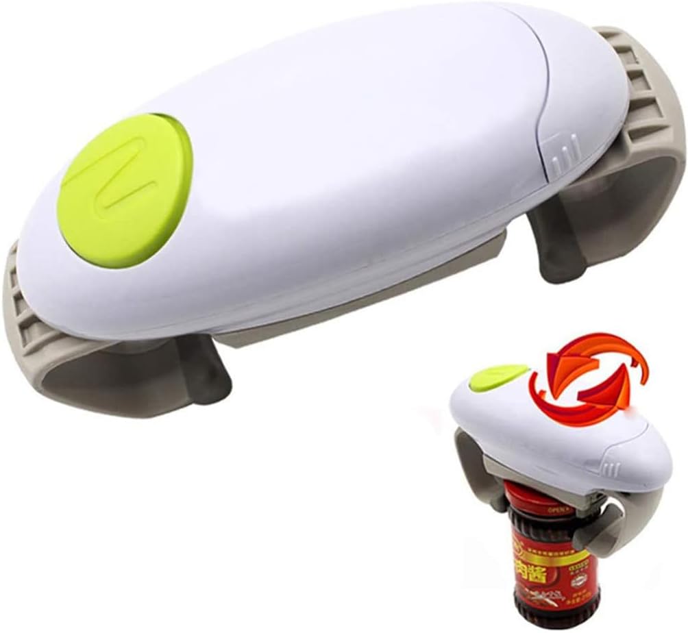Automatic Jar Opener,Can Opener Electric, Handsfree Electric Tin Can Opener with Auto Stop, One-Touch Start,Can Openers for Seniors with Arthritis