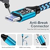 USB C Fast Charger Cable, 3Pack 6FT/1.8M Samsung Charger Cable Fast Charge, Type C Cable Lead for Samsung Galaxy S25 Ultra S24 FE S23 S22 S21 S20 S10 A16 A15 A14 A13 A56 A55 A54 A36 A35, Huawei,Xiaomi - Image 5