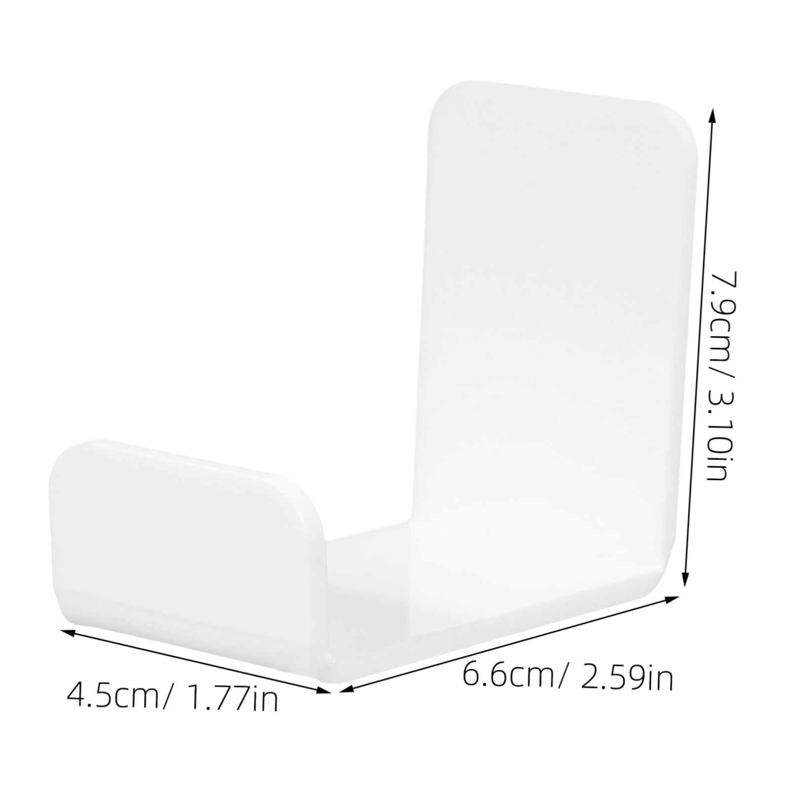 OSALADI 6sets Supporto Per Cuffie Trasparente Da Supporti Murali Per Headset Organizzatori Compatti Per Desktop e Gaming Soluzione Pratica Per Cuffie e Accessori