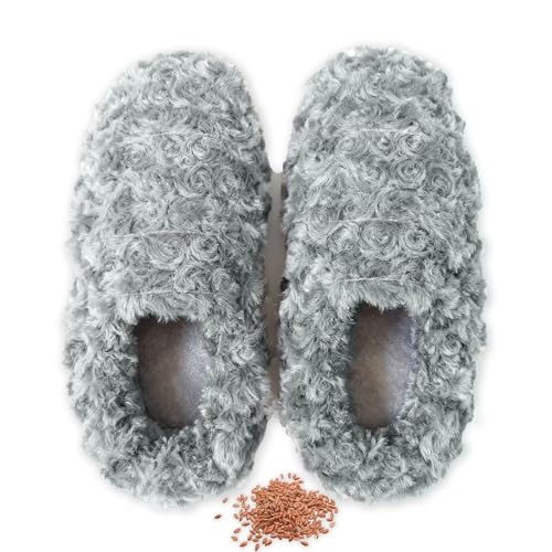 sfiocoopck Microwavable Slippers Grey