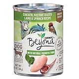 Purina Beyond Grain Free, Natural Pate Wet Dog Food, Grain Free Chicken, Lamb & Spinach Recipe -...