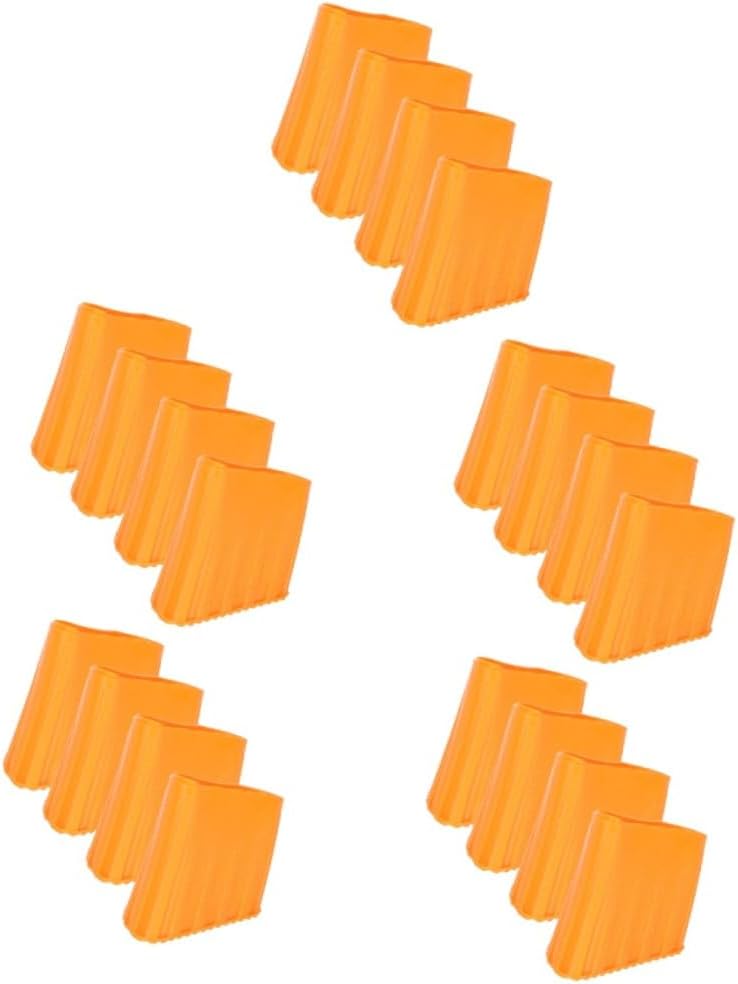 jojofuny 20pcs Non- Plastic Ladder Feet Covers Ladder Accessories for Extension Protects Floors from Damage Easy to Install and Replace Fit