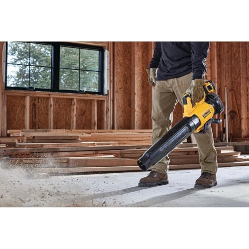 Image of DEWALT DCMBL562N-XJ 18V XR Cordless Brushless Axial Blower - Bare Tool, 450 CFM Air Volume & 200 km /h Air Speed, Ideal Gardening Tool for Cleaning Debris, Waste & Leaves, Battery NOT Included