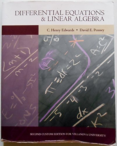Differential Equations & Linear Algebra [2nd Cu... 1256918962 Book Cover