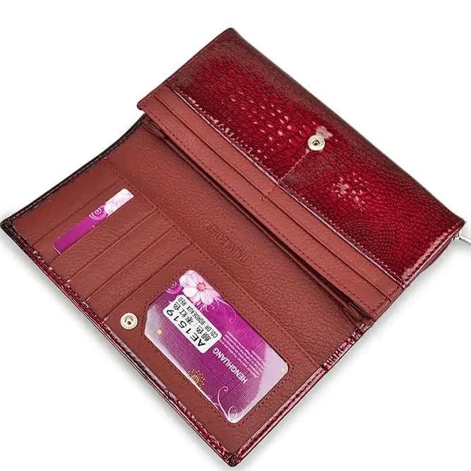 Leather Women's Wallet Long Hasp Zipper Wallet Ladies Clutch Money Bag Female Coin Purses4