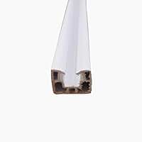 1 Guia-trilho Superior Branco para Porta Sanfonada de Pvc BCF 80 Centimetros
