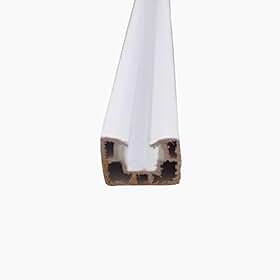 1 Guia-trilho Superior Branco para Porta Sanfonada de Pvc BCF 80 Centimetros
